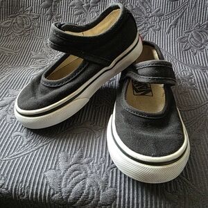 Vans Kids Black Mary Jane Sneakers